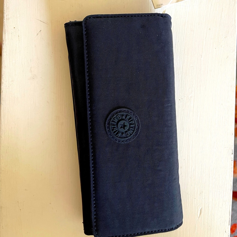 Kipling wallet, navy blue, new with tags
